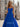 Sparkly Beading Sweetheart Illusion Ball Gown Long Prom Dress - Royal Blue