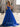Sparkly Beading Sweetheart Illusion Ball Gown Long Prom Dress - Royal Blue