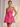 Cute Strapless Bow Bust Lace Up Mini Ball Gown Bubble Prom Dress in Hot Pink