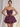 Cute Strapless Bow Bust Lace Up Mini Ball Gown Bubble Prom Dress in Grape