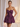 Cute Strapless Bow Bust Lace Up Mini Ball Gown Bubble Prom Dress in Grape