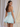 Cute Strapless Bow Bust Lace Up Mini Ball Gown Bubble Prom Dress in Baby Blue
