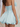 Cute Strapless Bow Bust Lace Up Mini Ball Gown Bubble Prom Dress in Baby Blue