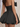 Cute Strapless Bow Bust Lace Up Mini Ball Gown Bubble Prom Dress in Black