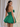 Cute Strapless Bow Bust Lace Up Mini Ball Gown Bubble Prom Dress in Emerald Green