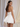 Cute Strapless Bow Bust Lace Up Mini Ball Gown Bubble Prom Dress in White