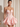 Illusion Sheer Bodice Cut Front Mini Ball Gown Bubble Dress in Light Pink