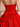 Illusion Sheer Bodice Cut Front Mini Ball Gown Bubble Dress in Red