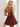 Tank Illusion Bodice With Flower Choker Mini Ball Gown Party Dress in Burgundy