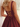 Tank Illusion Bodice With Flower Choker Mini Ball Gown Party Dress in Burgundy