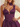 Tank Illusion Bodice With Flower Choker Mini Ball Gown Party Dress in Grape