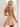 Tank Illusion Bodice With Flower Choker Mini Ball Gown Party Dress in Blush Pink