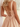 Tank Illusion Bodice With Flower Choker Mini Ball Gown Party Dress in Blush Pink