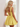 Tank Illusion Bodice With Flower Choker Mini Ball Gown Party Dress in Yellow