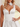 Tank Illusion Bodice With Flower Choker Mini Ball Gown Party Dress in White