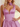 Tank Illusion Bodice With Flower Choker Mini Ball Gown Party Dress in Lilac
