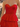 Sparkly Bodice Strapless Ball Gown Mini Ruffle Summer Dress in Red