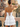 Sparkly Bodice Strapless Ball Gown Mini Ruffle Summer Dress in White