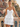 Sparkly Bodice Strapless Ball Gown Mini Ruffle Summer Dress in White