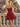 Sparkly Bodice Strapless Ball Gown Mini Ruffle Summer Dress in Burgundy