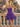 Sparkly Bodice Strapless Ball Gown Mini Ruffle Summer Dress in Purple