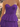 Sparkly Bodice Strapless Ball Gown Mini Ruffle Summer Dress in Purple