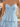 Sparkly Bodice Strapless Ball Gown Mini Ruffle Summer Dress in Sky Blue