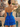 Sparkly Bodice Strapless Ball Gown Mini Ruffle Summer Dress in Royal Blue