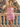Sparkly Bodice Strapless Ball Gown Mini Ruffle Summer Dress in Pink
