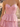 Sparkly Bodice Strapless Ball Gown Mini Ruffle Summer Dress in Pink