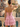 Sparkly Bodice Strapless Ball Gown Mini Ruffle Summer Dress in Pink