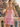 Sparkly Bodice Strapless Ball Gown Mini Ruffle Summer Dress in Pink