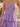 Sparkly Bodice Strapless Ball Gown Mini Ruffle Summer Dress in Lilac