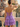 Sparkly Bodice Strapless Ball Gown Mini Ruffle Summer Dress in Lilac