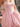 Sweetheart Bodice Bow Back Ball Gown Mini Bubble Dress in Pink