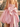 Sweetheart Bodice Bow Back Ball Gown Mini Bubble Dress in Pink
