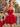 Sweetheart Bodice Bow Back Ball Gown Mini Bubble Dress in Red