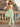 Sweetheart Bodice Bow Back Ball Gown Mini Bubble Dress in Mint Green