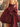 Sweetheart Bodice Bow Back Ball Gown Mini Bubble Dress in Burgundy