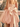 Sweetheart Bodice Bow Back Ball Gown Mini Bubble Dress in Blush Pink