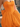 Sweetheart Bodice Bow Back Ball Gown Mini Bubble Dress in Orange