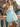 Sweetheart Bodice Bow Back Ball Gown Mini Bubble Dress in Baby Blue