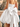 Sweetheart Bodice Bow Back Ball Gown Mini Bubble Dress in White