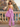Sweetheart Bodice Bow Back Ball Gown Mini Bubble Dress in Lilac