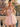 Strapless Bodice Mini Ball Gown Homecoming Dress in Pink