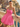 Strapless Bodice Mini Ball Gown Homecoming Dress in Hot Pink
