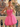 Strapless Bodice Mini Ball Gown Homecoming Dress in Hot Pink
