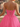 Strapless Bodice Mini Ball Gown Homecoming Dress in Hot Pink