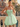 Strapless Bodice Mini Ball Gown Homecoming Dress in Mint Green