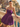Strapless Bodice Mini Ball Gown Homecoming Dress in Grape